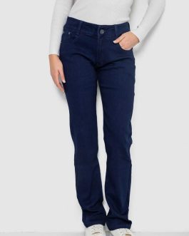 Джинсы женские Slim Fit, цвет темно-синий, 244R1050