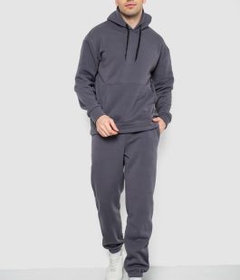 Спорт костюм мужской на флисе, цвет серый, 190R235