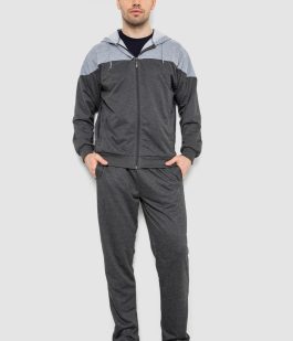 Спорт костюм мужской, цвет темно-серый, 244R988