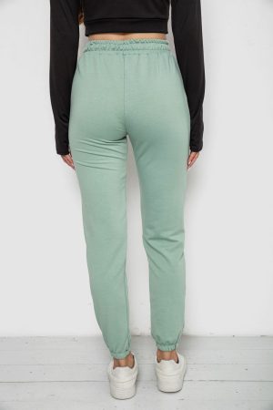 Спортивные штаны женские, цвет оливковый, 238R5052-1 — изображение 4