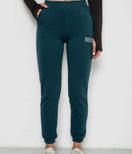 Спортивные штаны женские, цвет зеленый, 238R5052-1
