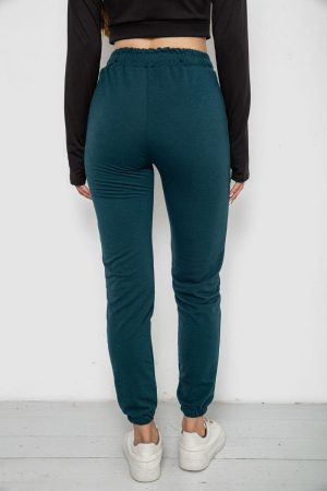 Спортивные штаны женские, цвет зеленый, 238R5052-1 — изображение 4