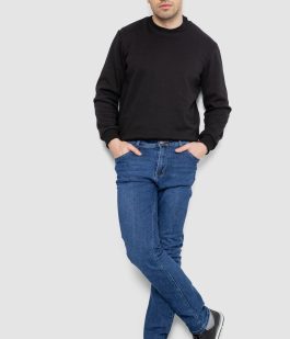 Джинсы мужские демисезонные, цвет синий, 243R8049