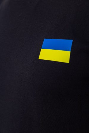 Футболка мужская патриотическая, цвет черный, 226R040 — изображение 5