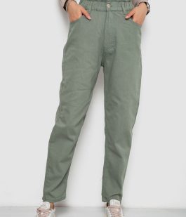 Джинсы женские, цвет оливковый, 250R1573