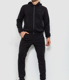 Спорт костюм мужской двухнитка, цвет черный, 119R200-2