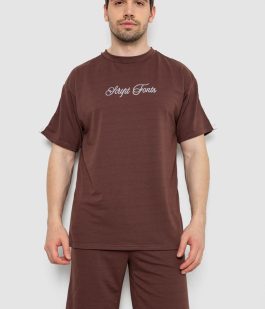 Костюм мужской повседневный, цвет шоколадный, 238R1569