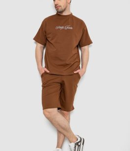 Костюм мужской повседневный, цвет коричневый, 238R1569