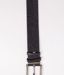 Мужской ремень из эко-кожи, черного цвета, 196R40S1W15