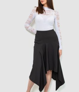 Юбка однотонная, цвет черный, 244R270