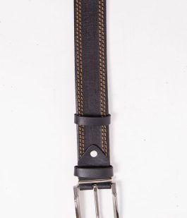 Кожаный черный ремень, классического стиля, 196R40Y1W2