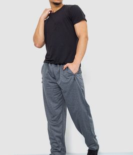 Спорт штаны мужские, цвет серый, 244R41392