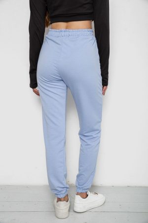 Спортивные штаны женские, цвет голубой, 238R345-1 — изображение 4