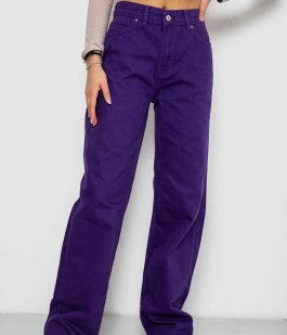 Джинсы женские, цвет фиолетовый, 250R1077