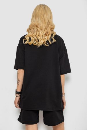 Костюм женский повседневный, цвет черный, 241R5004 — изображение 4