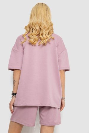 Костюм женский повседневный, цвет пудровый, 241R5004 — изображение 4