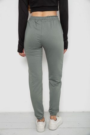 Спортивные штаны женские, цвет оливковый, 238R345 — изображение 4