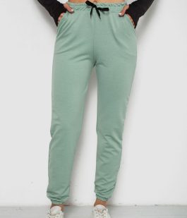 Спортивные штаны женские, цвет мятный, 238R345