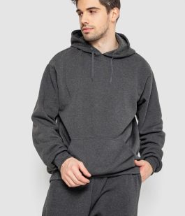 Спортивный костюм мужской на флисе, цвет темно-серый, 244R9142