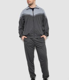 Спортивный костюм мужской, цвет серый, 244R9147