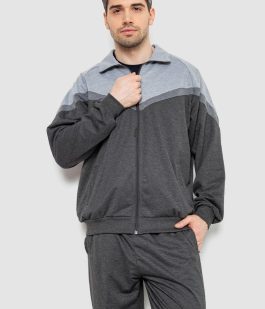 Спортивный костюм мужской, цвет серый, 244R9147