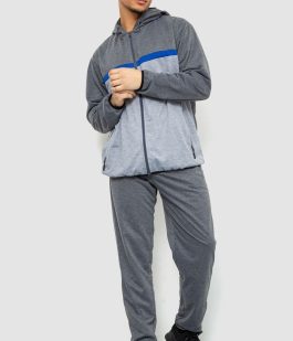 Спорт костюм мужской, цвет серый, 244R9133