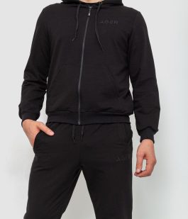 Спорт костюм мужской двухнитка, цвет черный, 119R200-1