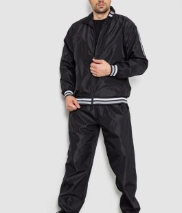 Спорт костюм мужские, цвет черный, 244R901