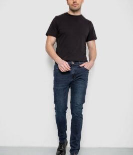 Джинсы мужские демисезонные, цвет темно-синий, 243R8689-6