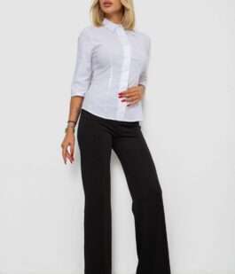 Блуза классическая, цвет белый, 230R08-1