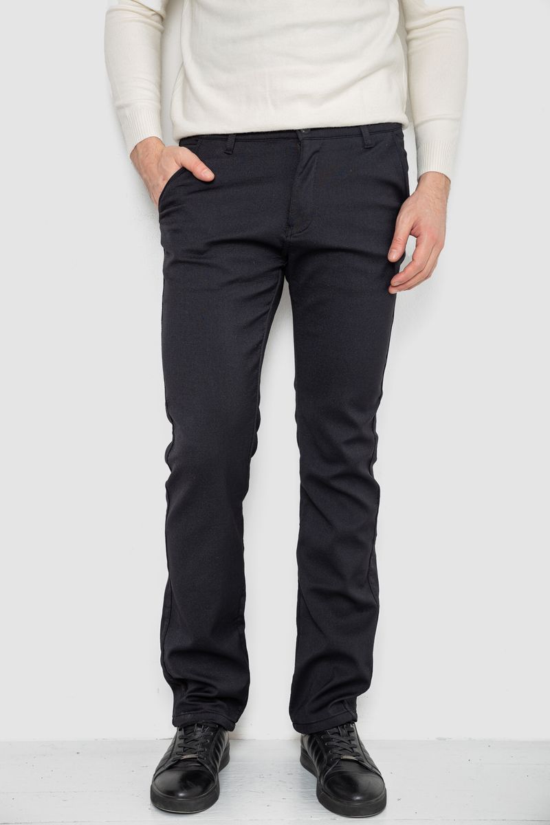 Брюки мужские классические на флисе