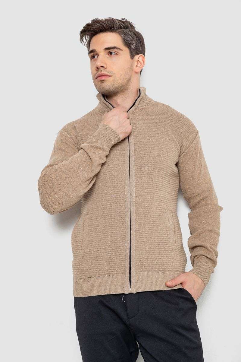 Кофта мужская на молнии с карманами