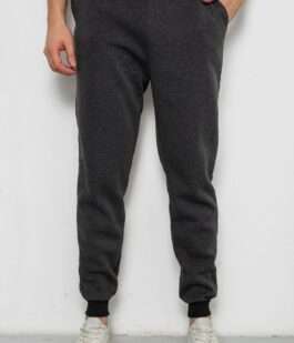 Спортивные штаны мужские на флисе, цвет темно-серый, 238R56910-5