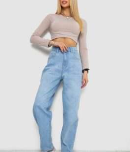 Джинсы женские MOM, цвет голубой, 255RM580