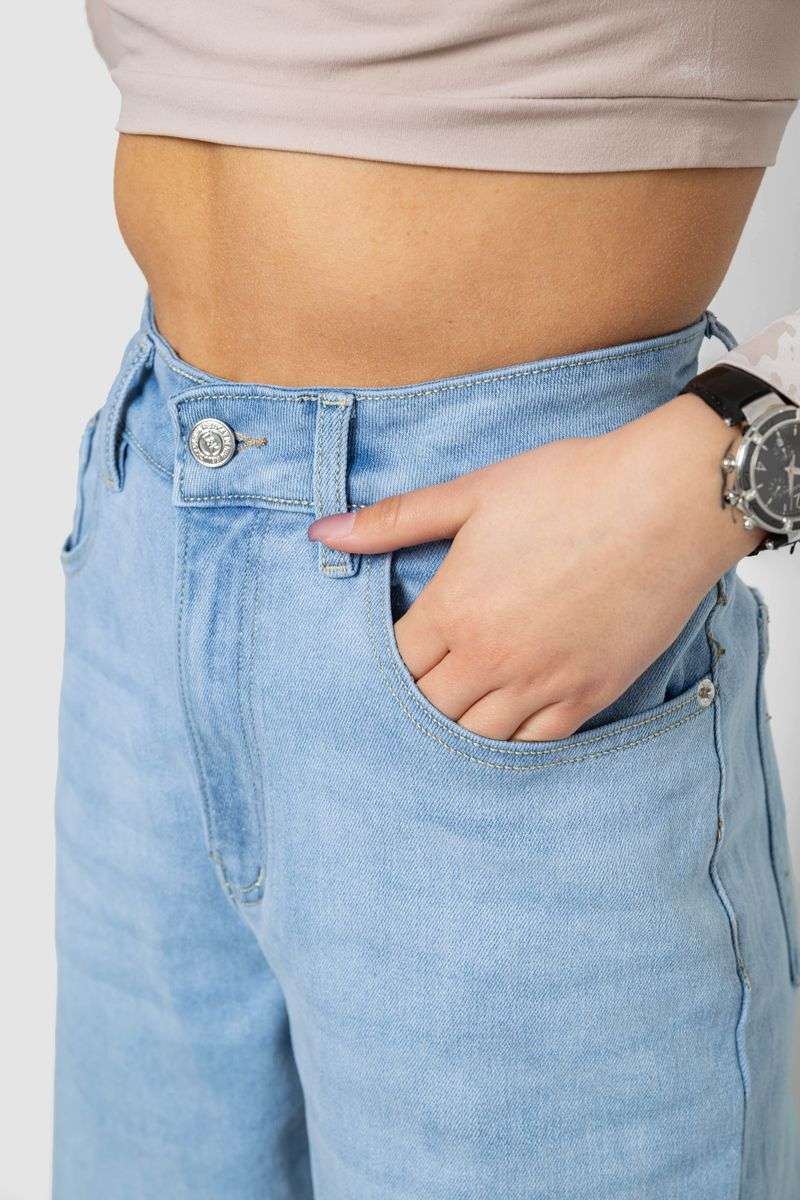 Джинсы женские MOM, цвет голубой, 255RM580 — изображение 5