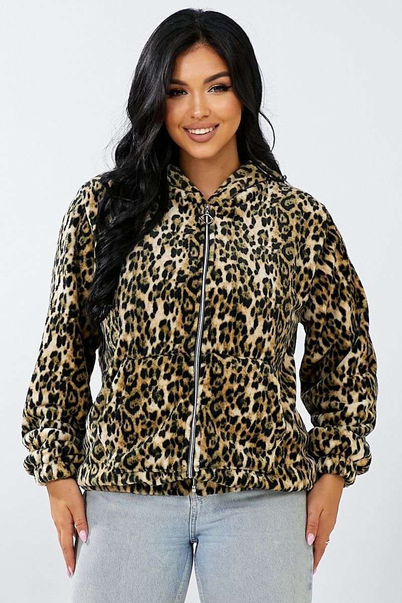 Бомбер женский c капюшоном