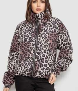 Куртка женская демисезонная, цвет леопардовый, 102R5273-1