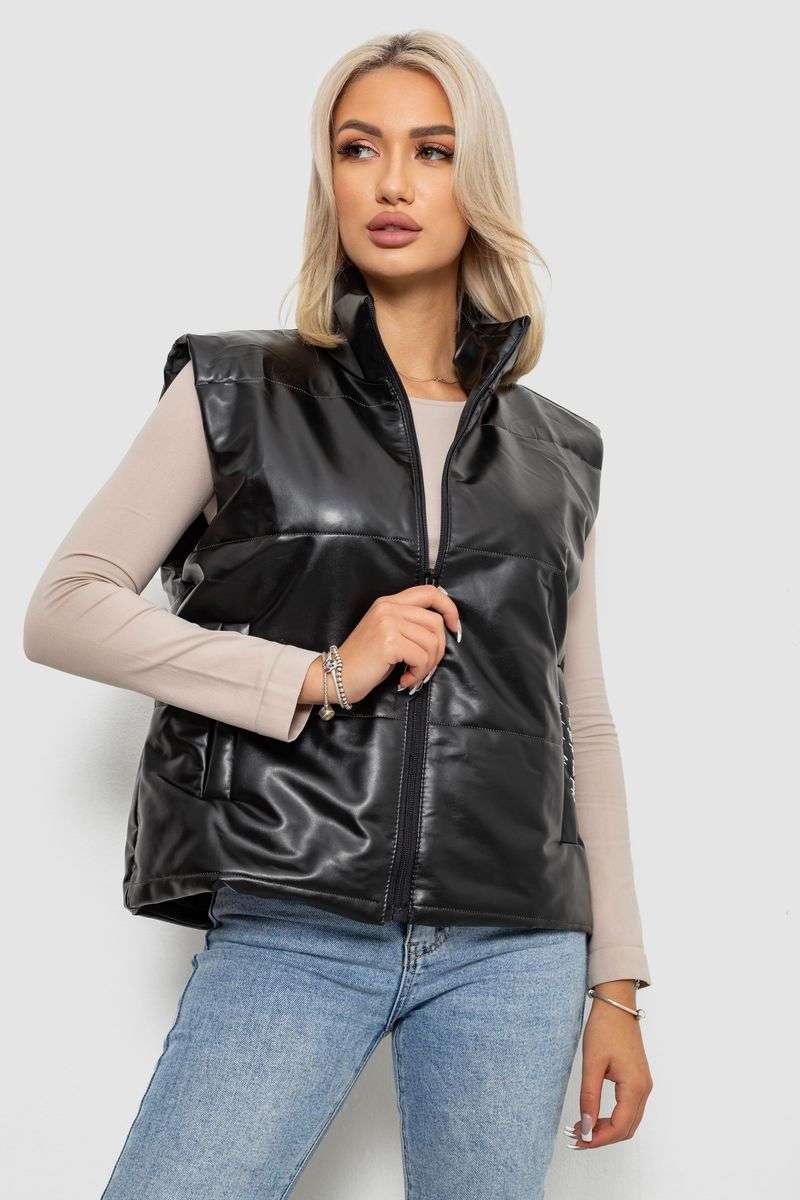 Жилет женский демисезонный экокожа