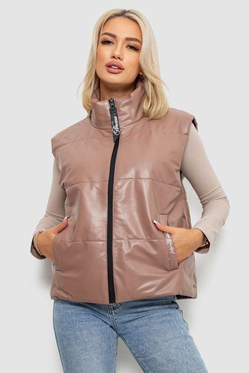 Жилет женский демисезонный экокожа