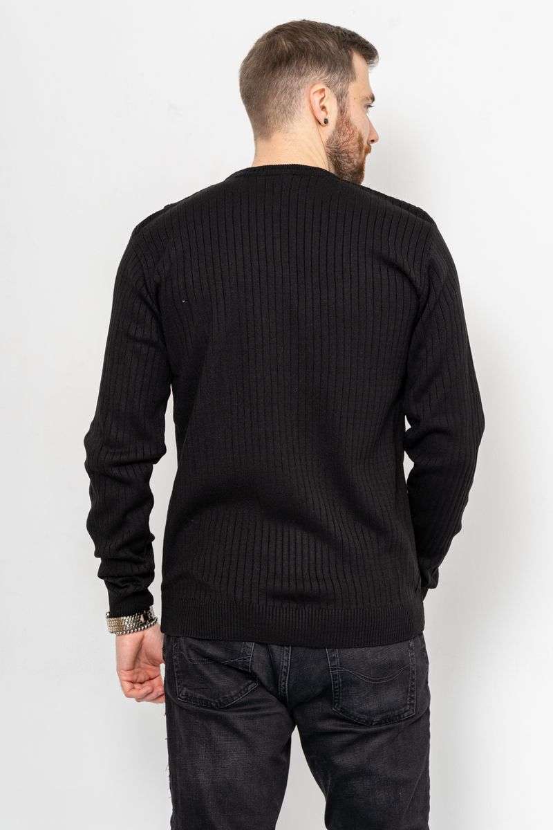 Свитер мужской, цвет черный, 161R880 — изображение 5