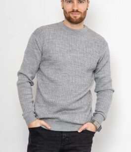 Свитер мужской, цвет серый, 161R880