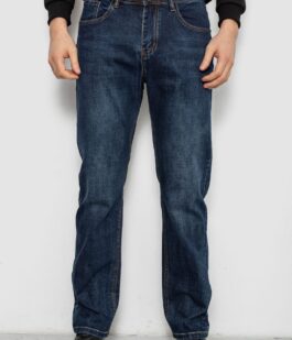 Джинсы мужские прямого кроя, цвет синий, 244R9902