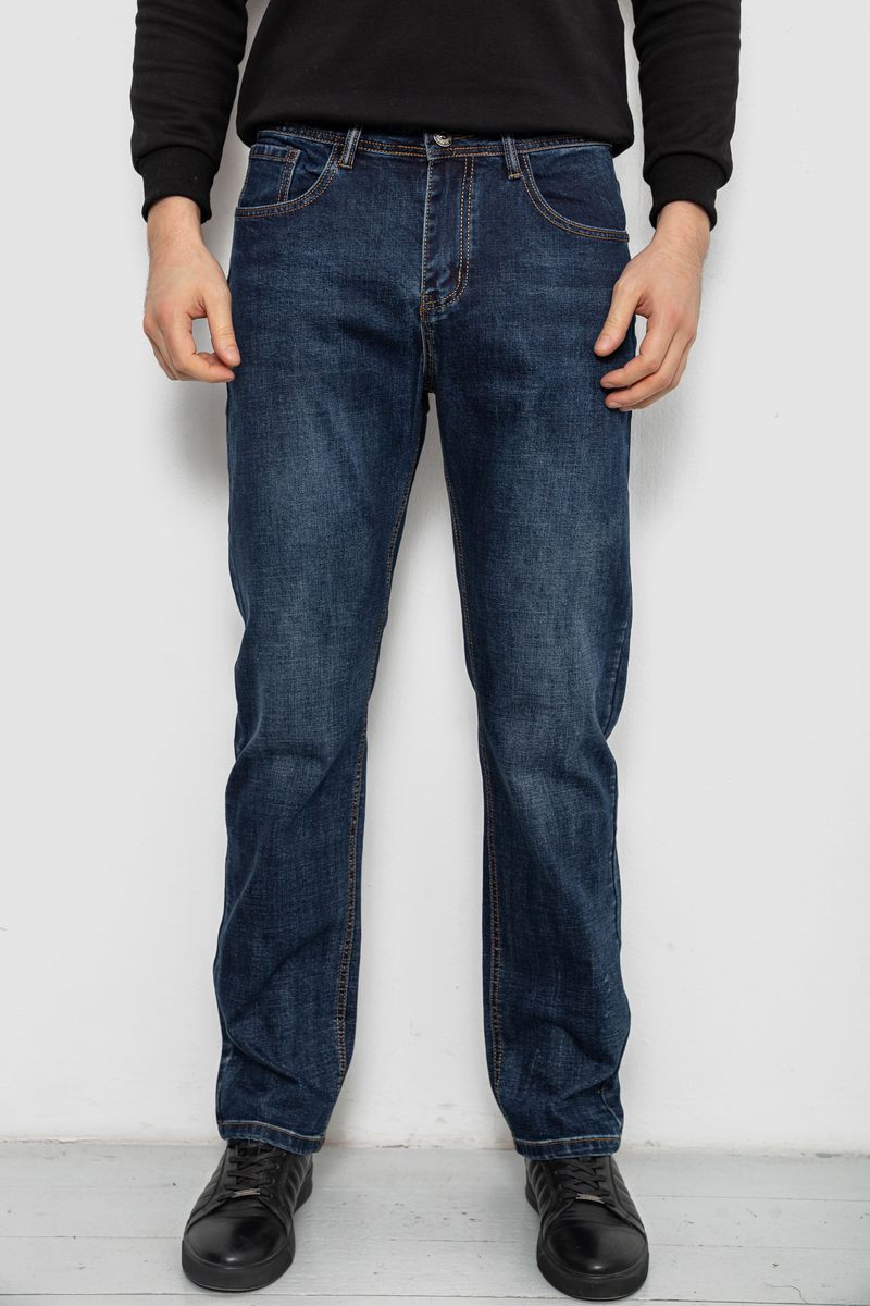 Джинсы мужские прямого кроя