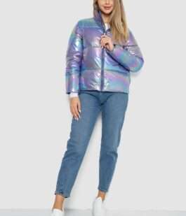 Куртка женская демисезонная плащевка, цвет разноцвет , 243R2022-2