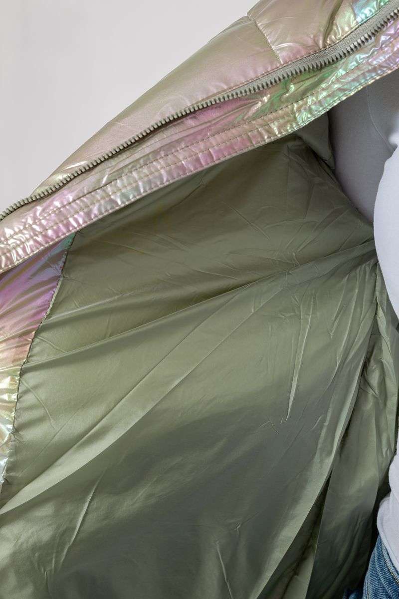 Куртка женская демисезонная плащевка, цвет бежевый, 243R2022-2 — изображение 6