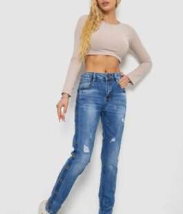 Джинсы женские, цвет синий, 255RL9446A