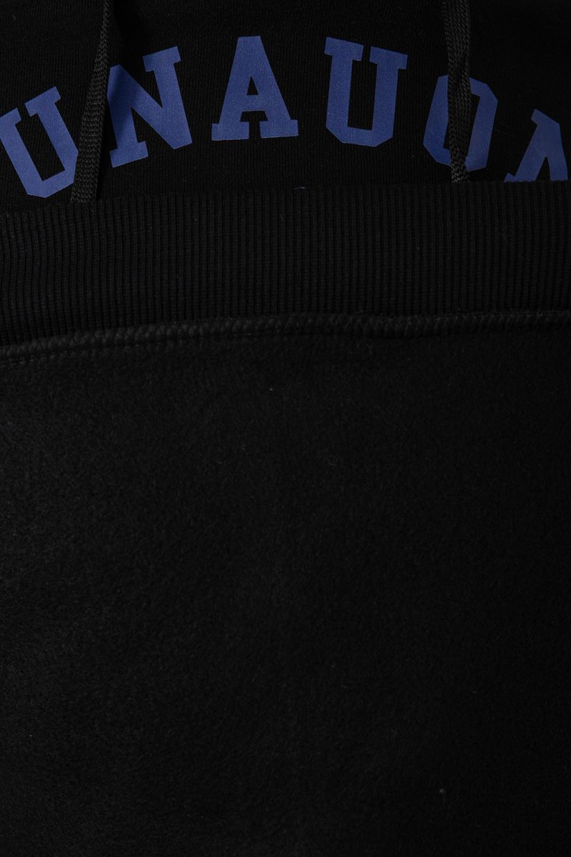 Худи мужской на флисе с капюшоном, цвет черный, 244R2197 — изображение 6