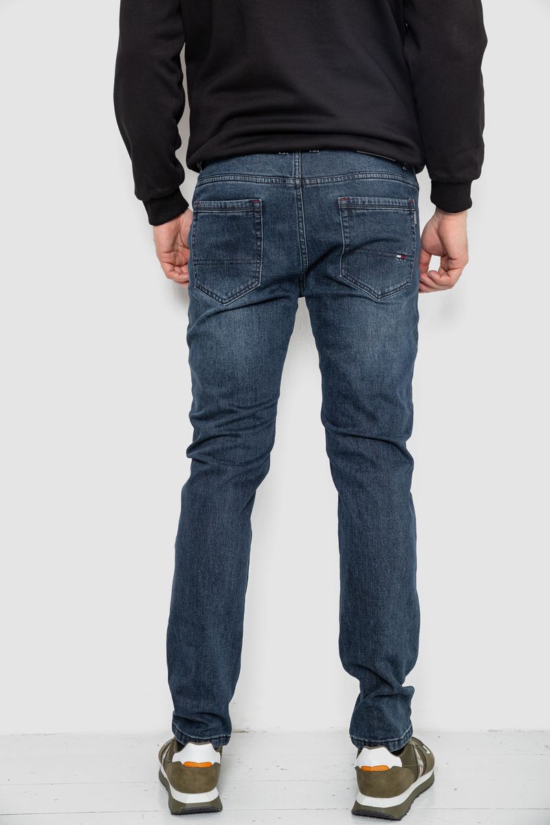 Джинсы мужские демисезонные, цвет темно-синий, 243R8689-3 — изображение 4