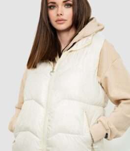 Жилет женский, цвет молочный, 244R7011