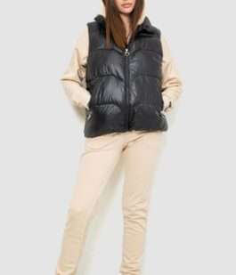 Жилет женский, цвет черный, 244R7011